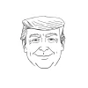 wojak meme : Smile Trump