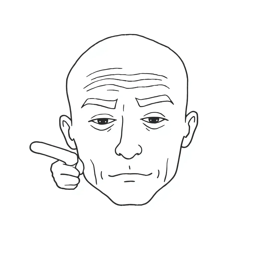 Wojak pointing