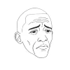 wojak meme : Crying Obama