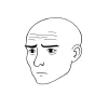 wojak meme : a man ponting