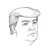 wojak meme : thinking Trump