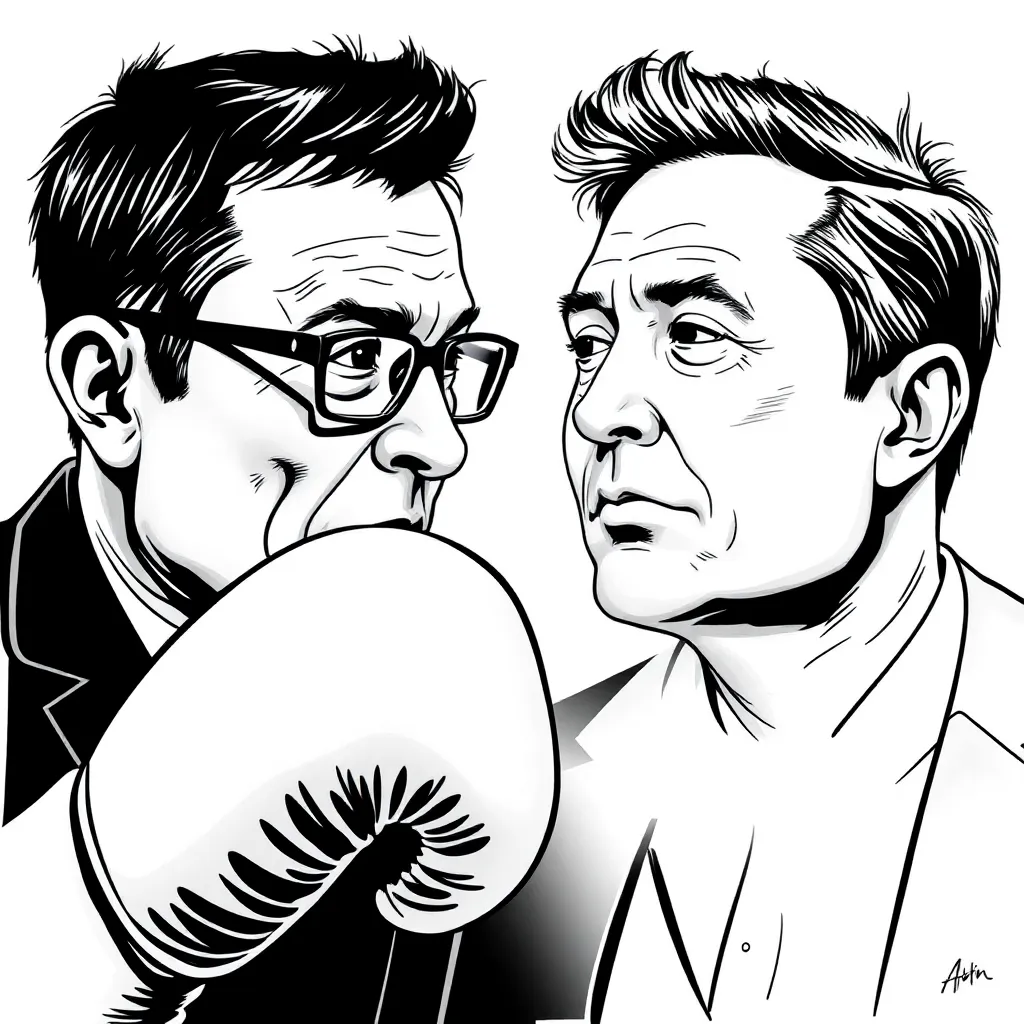 Biil gates boxing Elon Musk