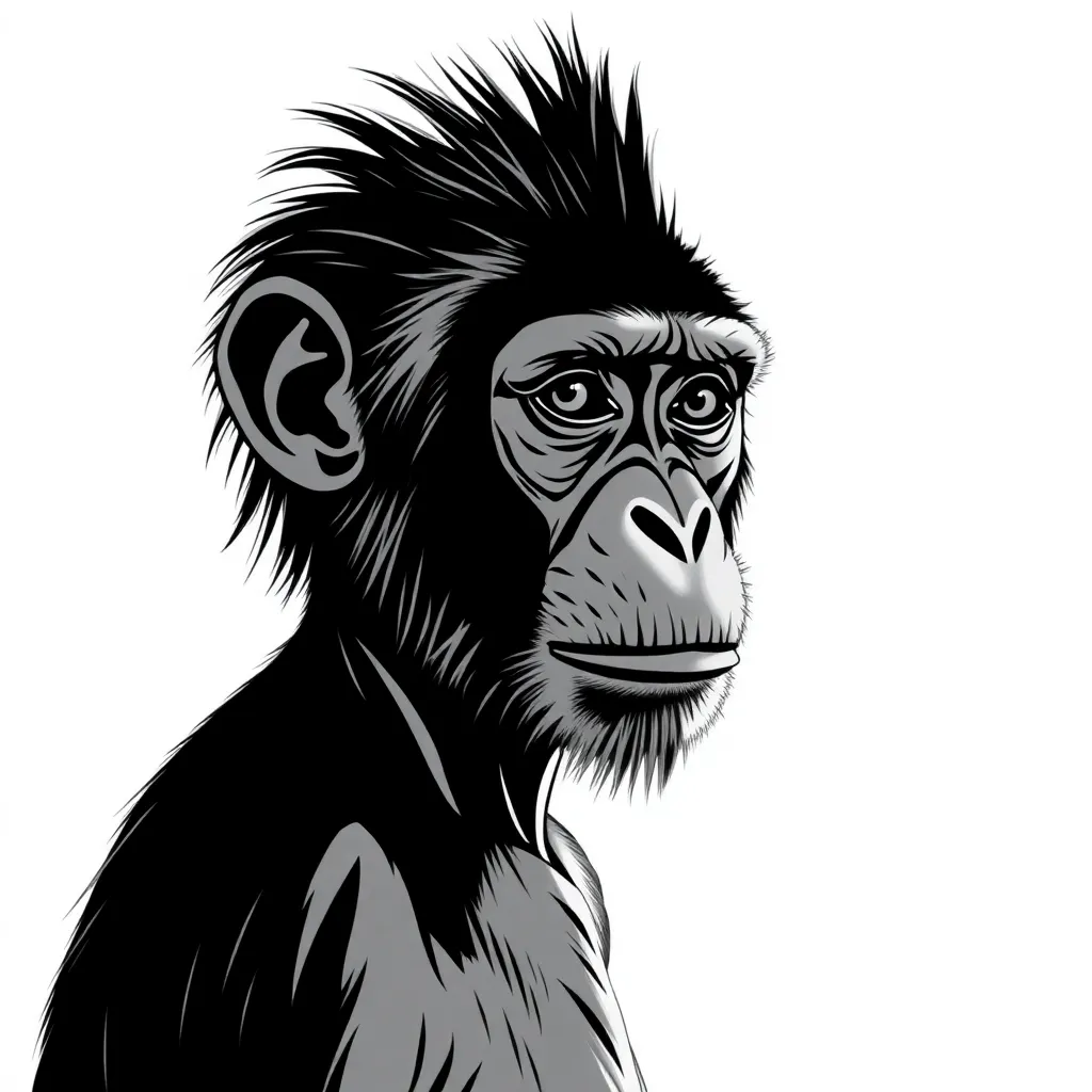 versao homo sapiens ( um homem meio macaco )