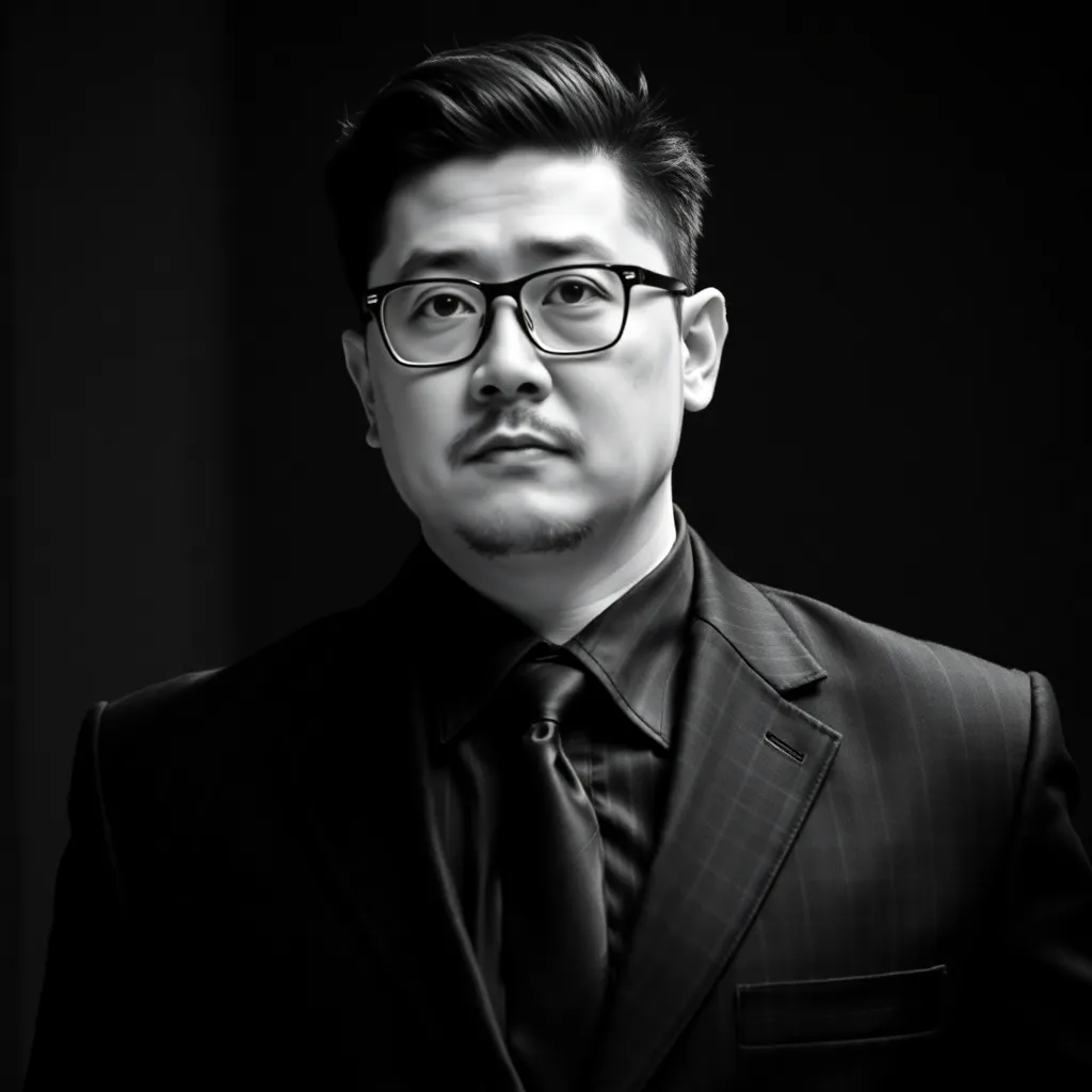 wojak meme : A Man with Black Hugo Boss Uniform