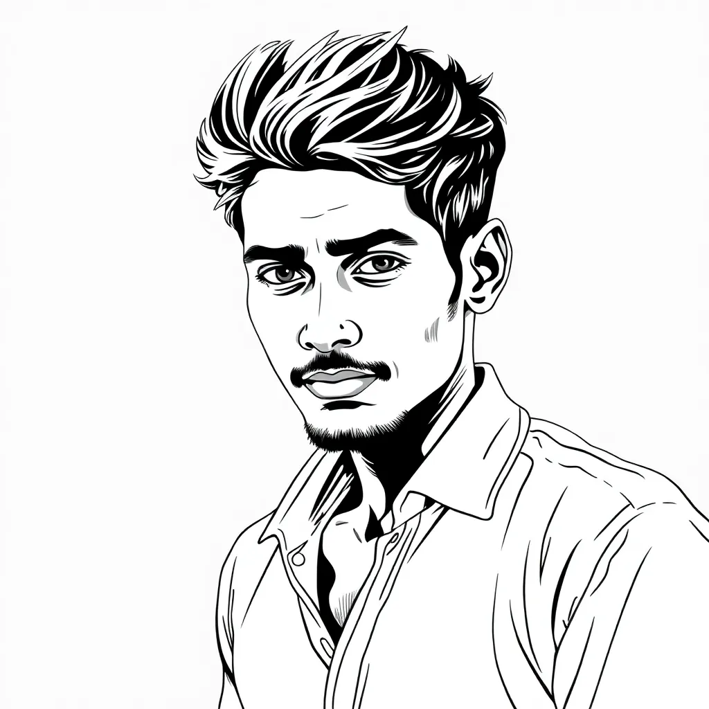 wojak meme : Indian boy skinny