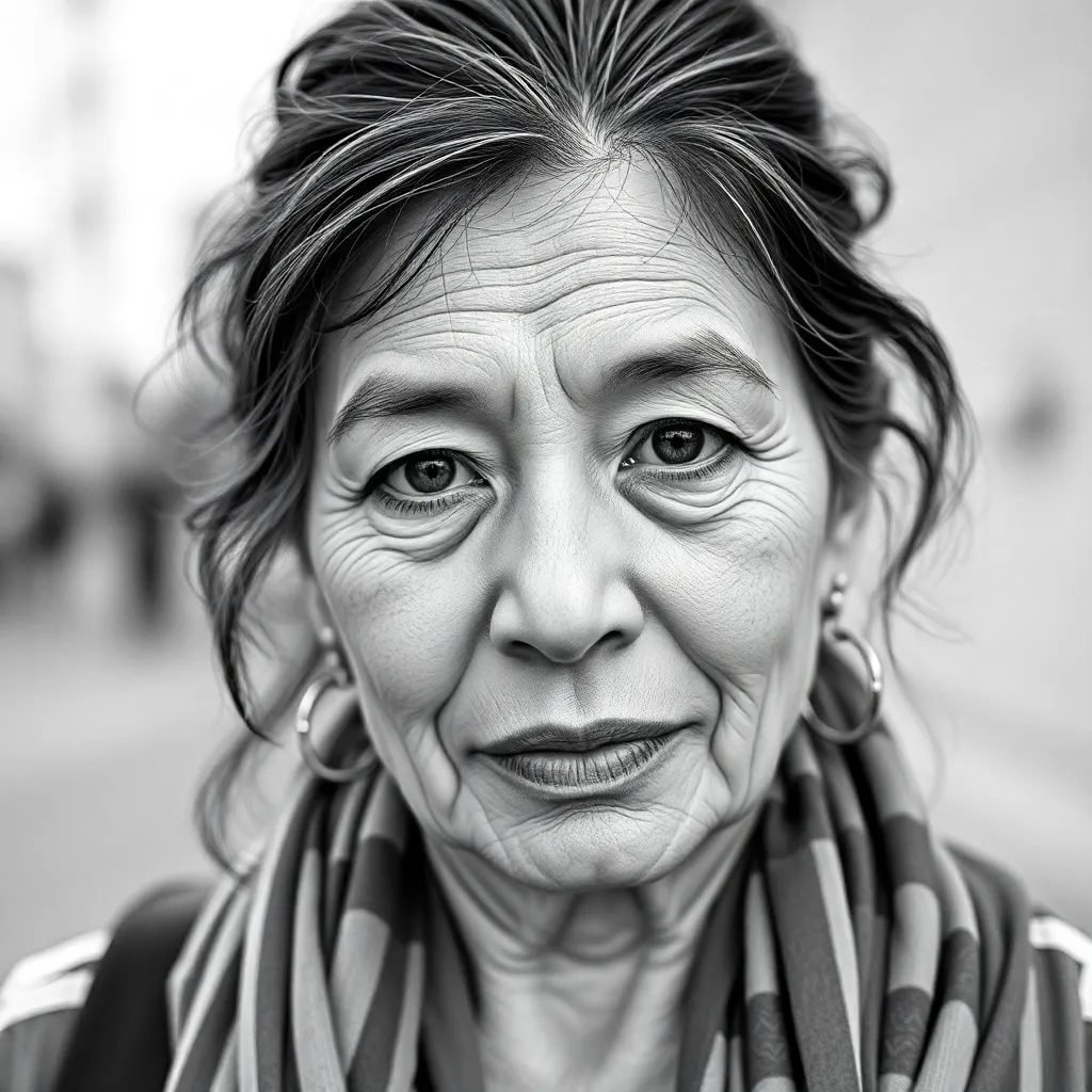 MUJER ENFERMERA DE MAYOR DE EDAD