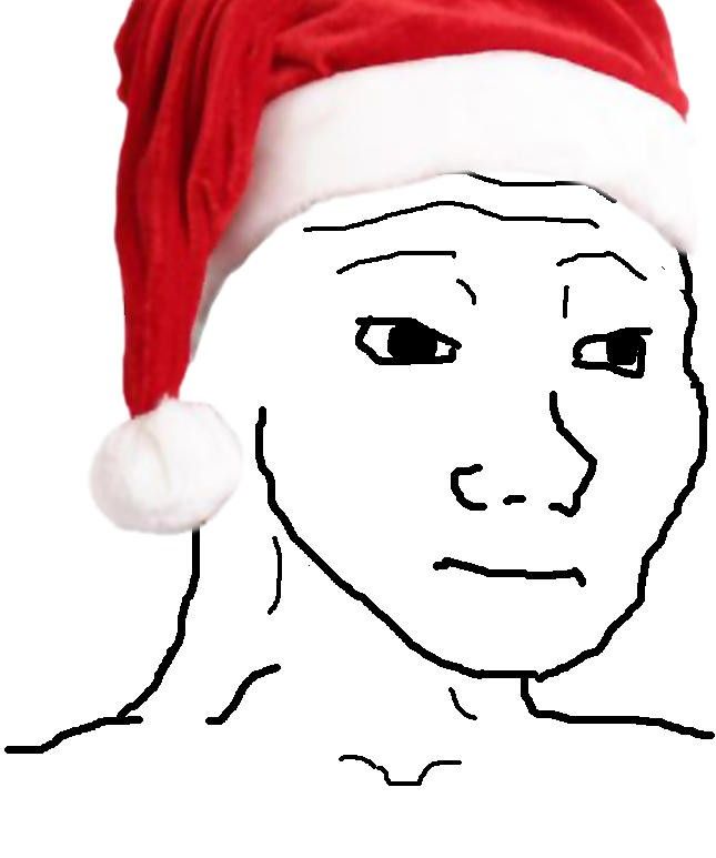 The “Christmas Wojak”: Holiday Feels Hit Different